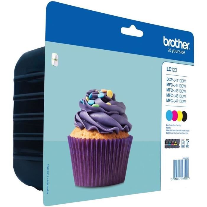 Brother LC123VALBP Multipack Ink Cartridges ...