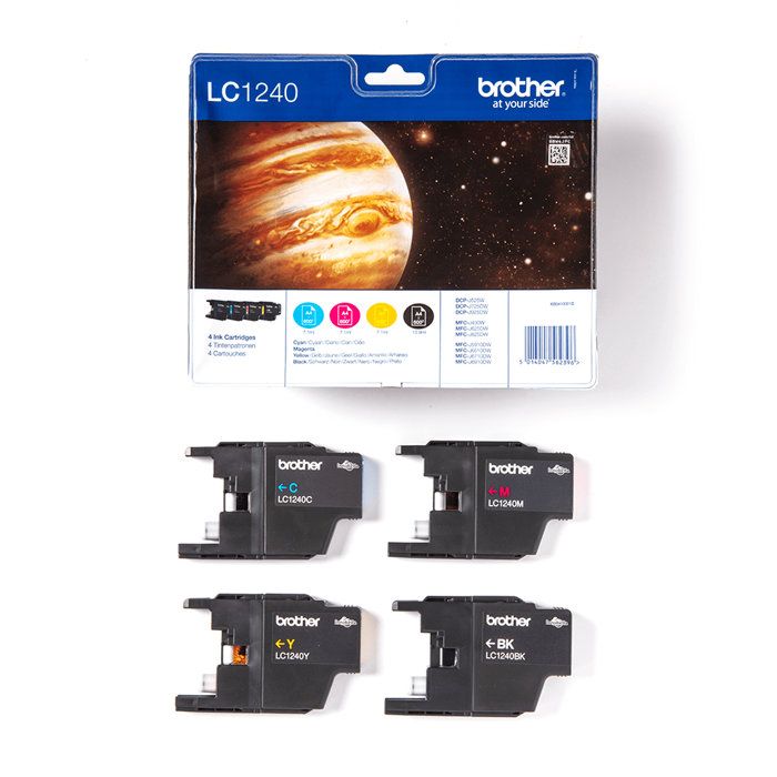 Brother LC1240 Multipack Color Ink Cartridges