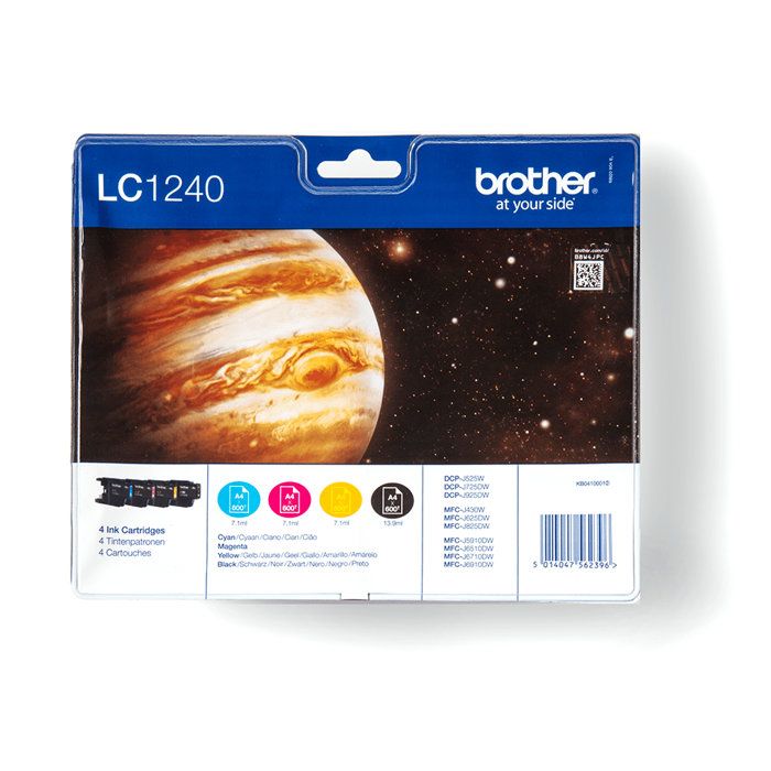 Brother LC1240 Multipack Color Ink Cartridges