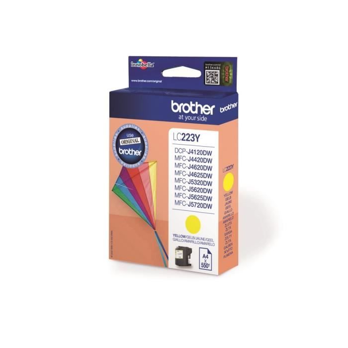 Brother LC223Y Yellow Ink Cartridge