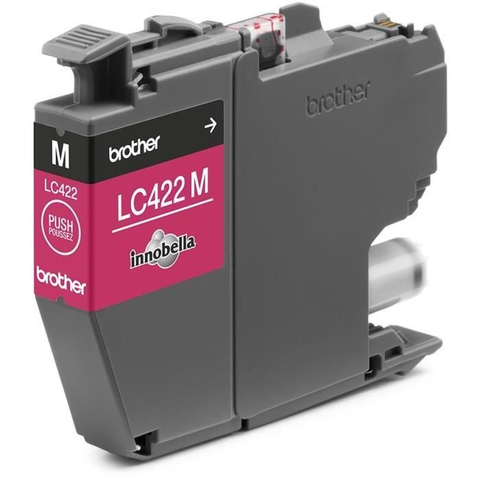 Cartridge LC422M - BROTHER - Magenta - 550 p - For Business Smart MFC-J5340DW, MFC-J5345DW, MFC-J5740DW, MFC-J6540DW and MFC-J6940DW