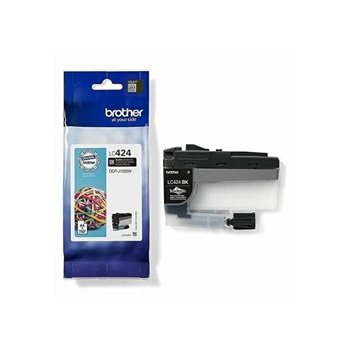 LC424BK Ink Cartridge - BROTHER - 750 page High Yield Black - For DCP-J1200W
