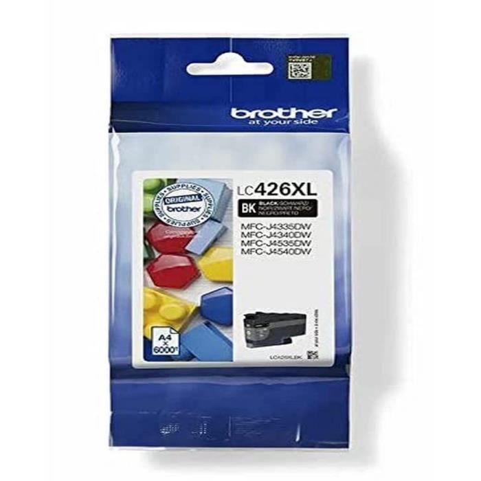LC426XLBK Ink Cartridge - BROTHER - 6000 page High Yield Black - For MFC-J4340DW, MFC-J4540DW and MFC-J4540DWXL