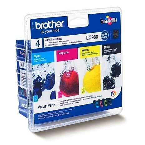 Brother LC980 Multipack Color Ink Cartridges