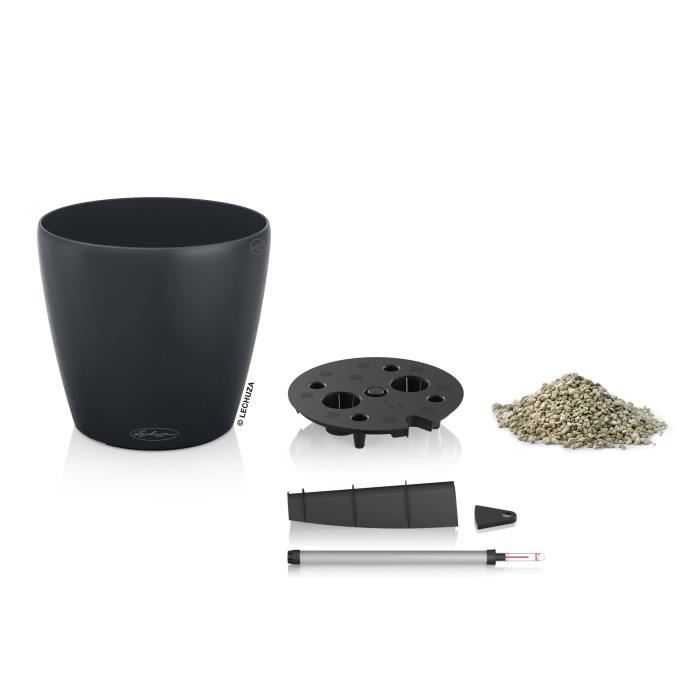 LECHUZA Jardiniere Classico Color 28 ALL-IN-ONE Slate 13204