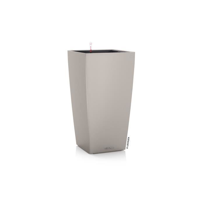 Jardiniere - Cubico color 40 - Complete kit - Sand brown - 31 L - LECHUZA
