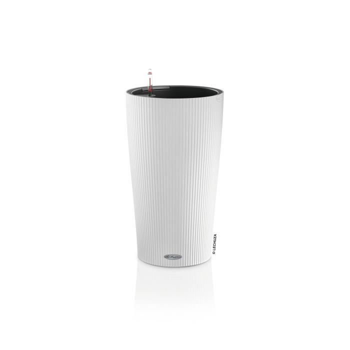 Jardiniere - Cilindro color 32 - Complete kit - White - 13 L -LECHUZA