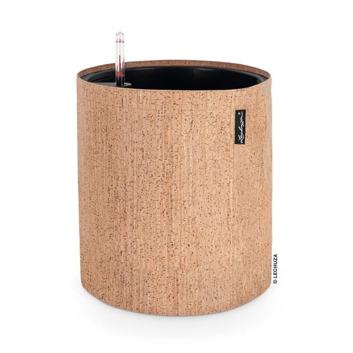 Jardiniere - Trend cover 32 - Complete cork kit - Light beige - 13 L - LECHUZA