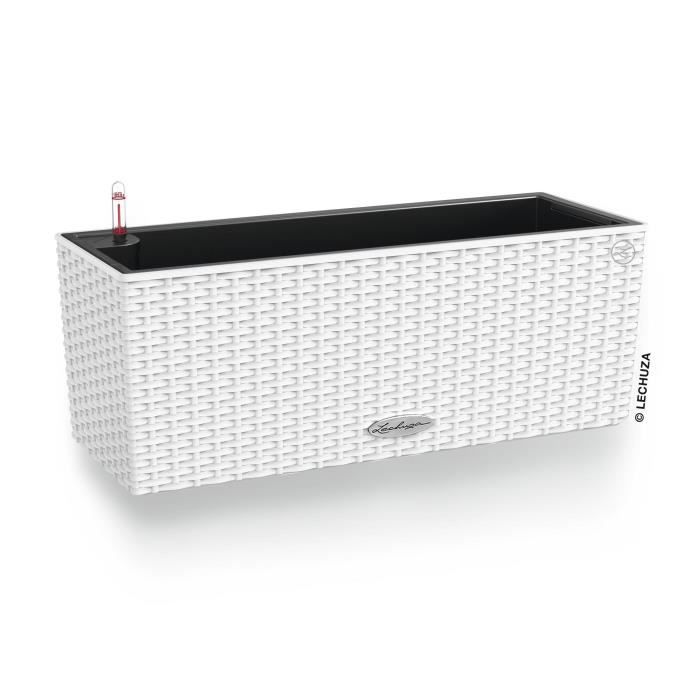 Jardiniere - Balconera cottage 50 - Complete kit - White - 8 L - LECHUZA