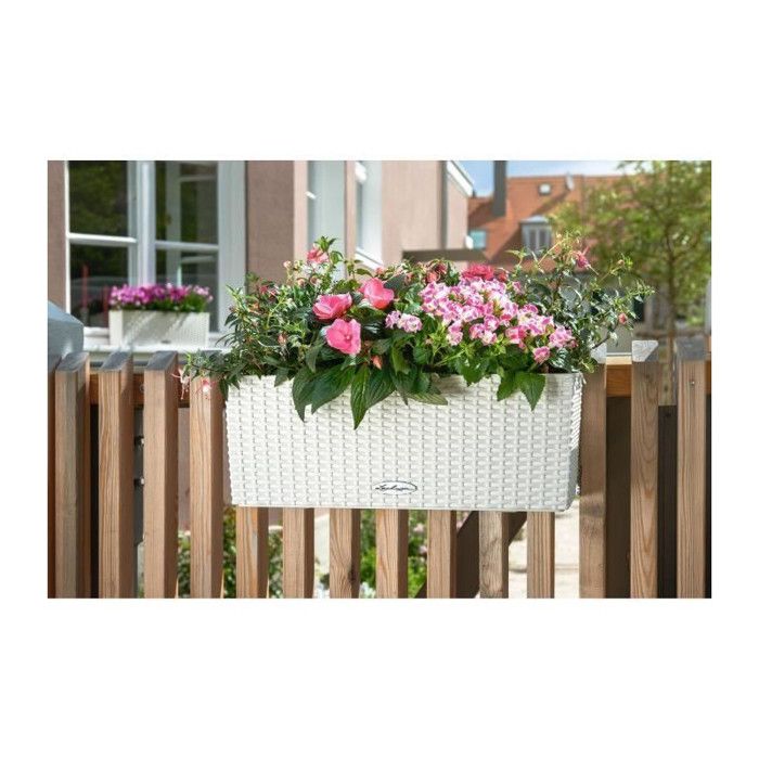 Jardiniere - Balconera cottage 50 - Complete kit - White - 8 L - LECHUZA