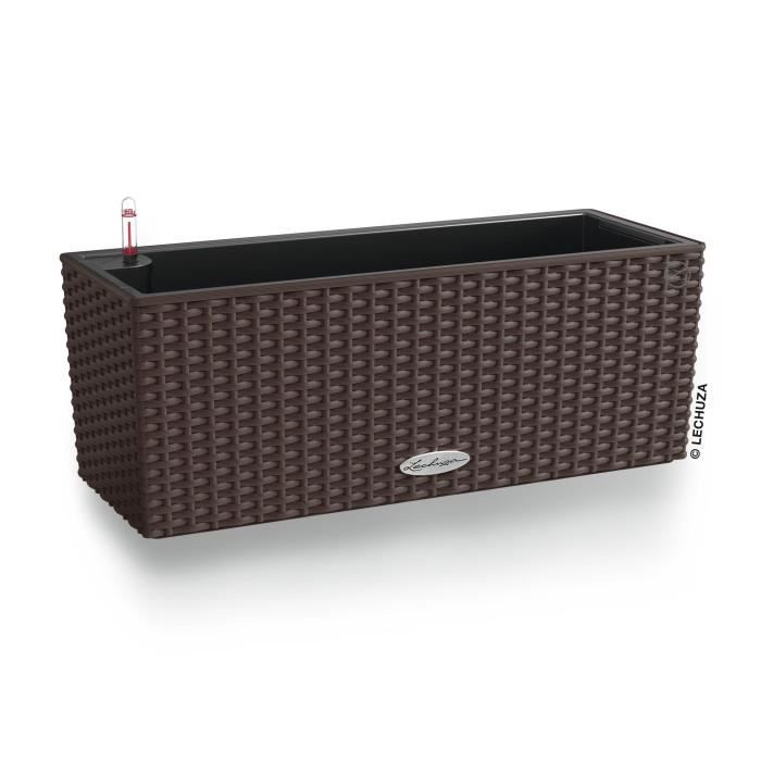 Jardiniere - Balconera cottage 50 - Complete kit - Moka - 8 L - LECHUZA