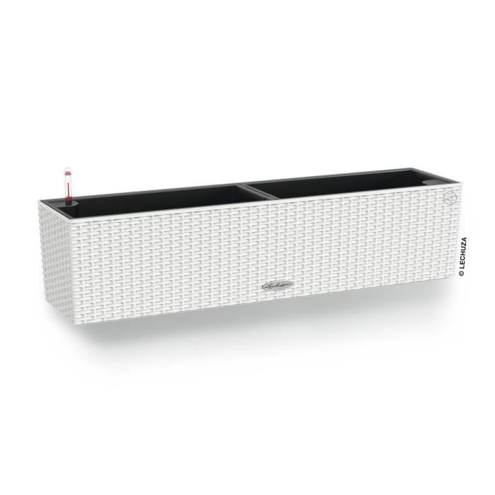 Jardiniere - Balconera cottage 80 - Complete kit - White - 12 L - LECHUZA
