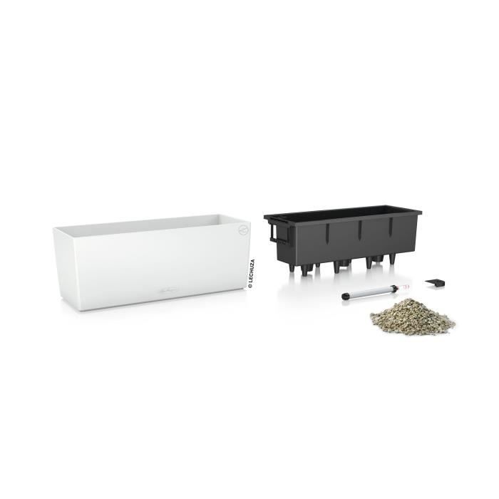 LECHUZA Jardiniere Balconera Color 50 ALL-IN-ONE White 15670