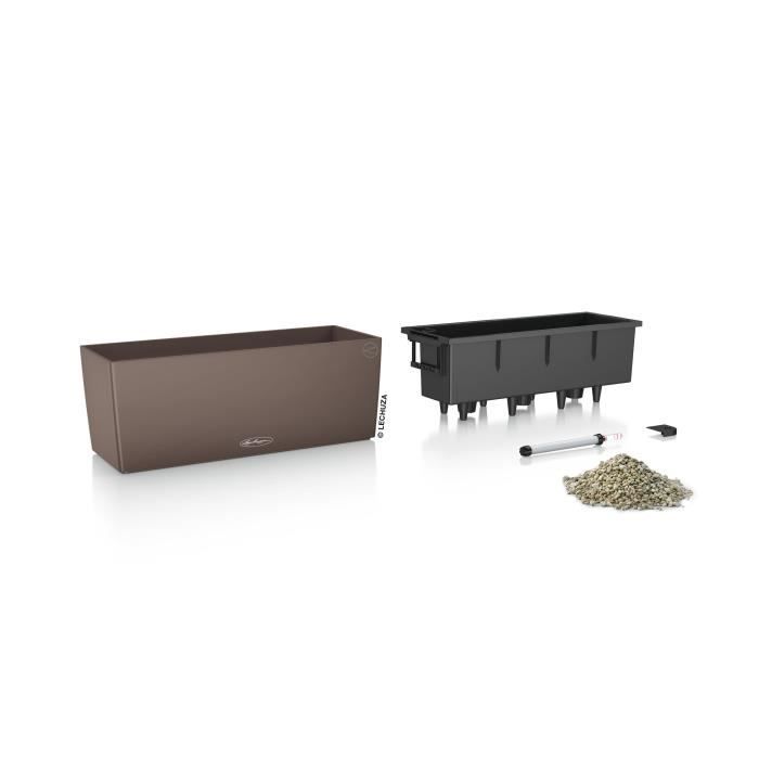 Potted Planting Kit - LECHUZA - BALCONERA 50 - Polypropylene - Brown - Indoor & Outdoor