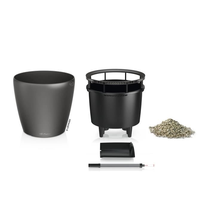 Complete kit - Classico Premium - Metallic anthracite - Ø 21 cm - Height 20 cm - 3 L capacity