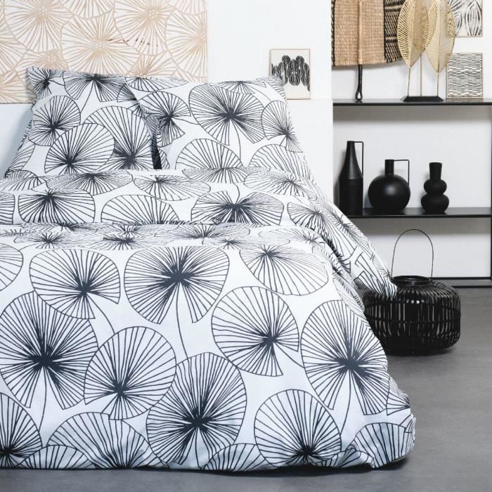 Bed set - TODAY SUNSHINE - 260x240cm - 2 people - Floral print cotton