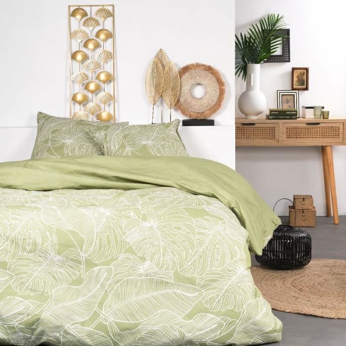 Bed set - TODAY SUNSHINE - 240x220 cm - 2 people - Floral print cotton