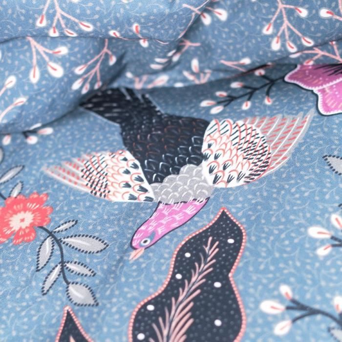 Bed set - TODAY SUNSHINE - 240x220 cm - 2 people - Floral print cotton