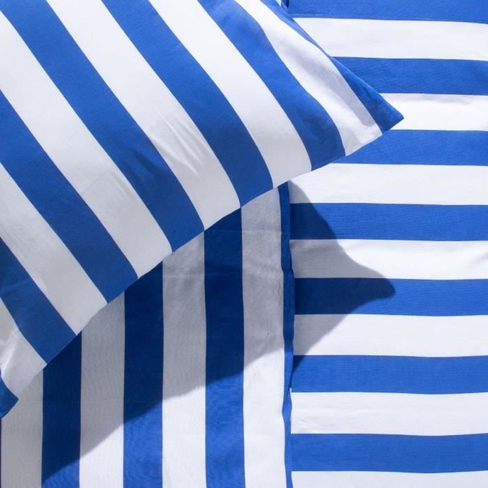 Bed set - Today Summer Stripes - 240x220 cm - 2 people - Cotton printed rushed