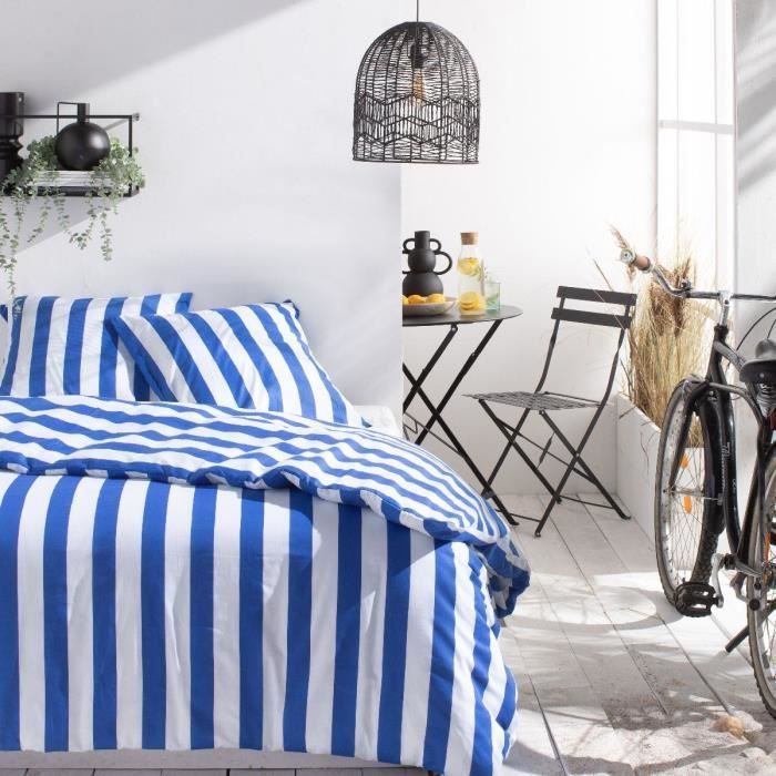 Bed set - Today Summer Stripes - 240x220 cm - 2 people - Cotton printed rushed