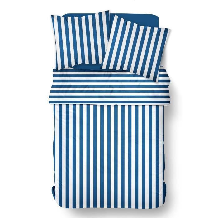 Bed set - Today Summer Stripes - 240x220 cm - 2 people - Cotton printed rushed