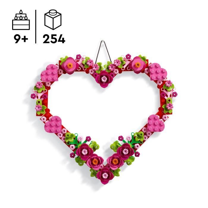 LEGO 40638 Heart Decoration - Toy for Kids Aged 9 and Up