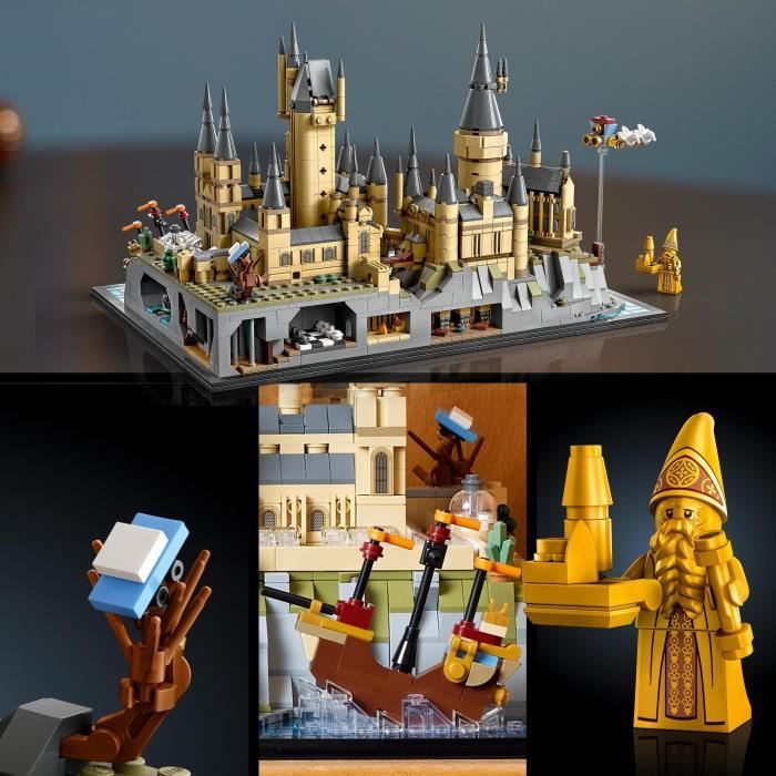 LEGO Harry Potter 76419 Hogwarts Castle and Grounds, Model Building for Adults, Including Iconic Locations