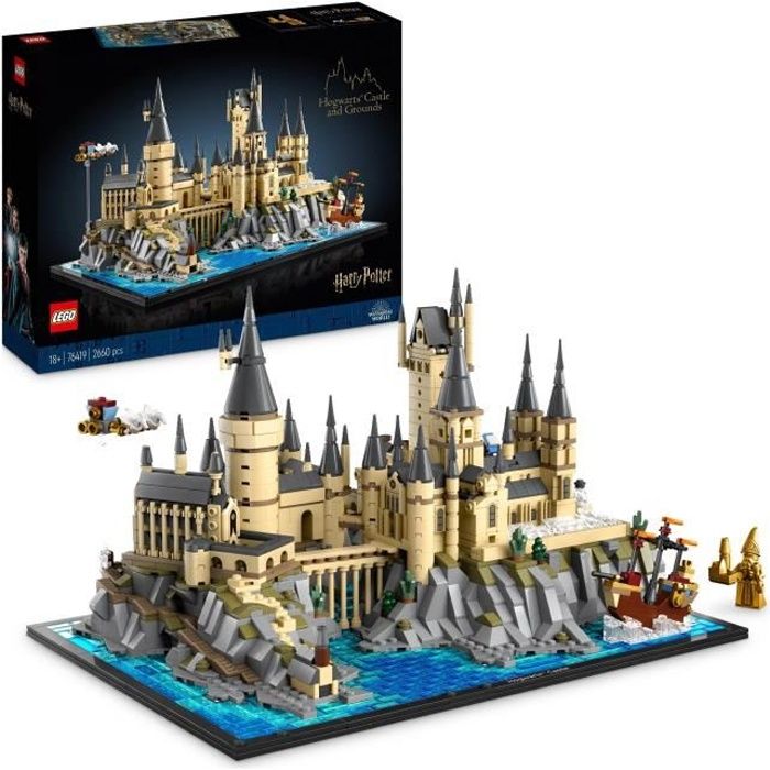 LEGO Harry Potter 76419 Hogwarts Castle and Grounds, Model Building for Adults, Including Iconic Locations
