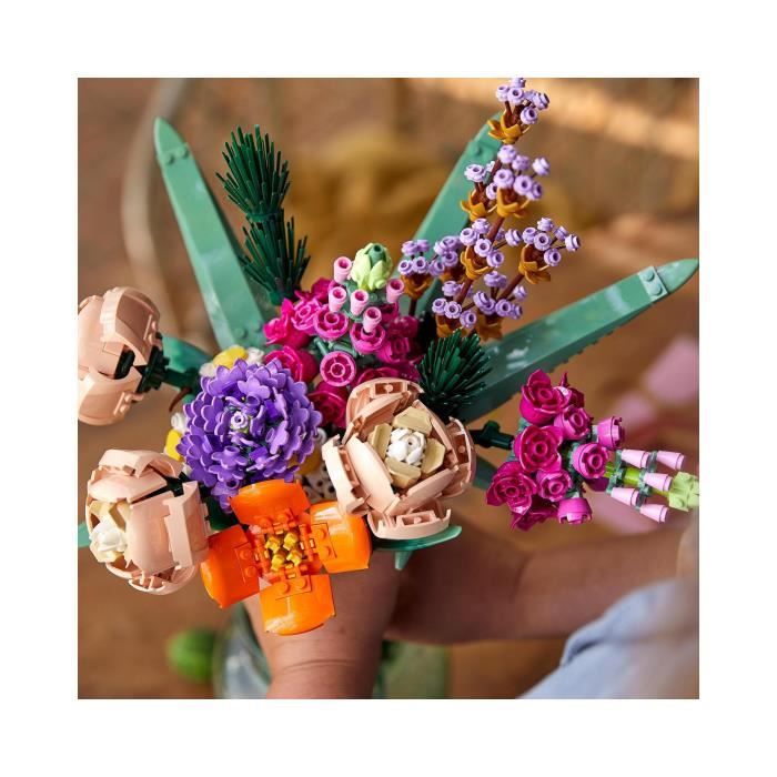 LEGO Creator Expert 10280 Flower Bouquet, Artificial Flowers, DIY Flower Decorating Kit, Adult Set