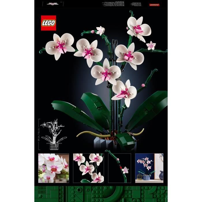 LEGO 10311 The Orchid Plants with Indoor Artificial Flowers for Home Decor, Crafts for Adults