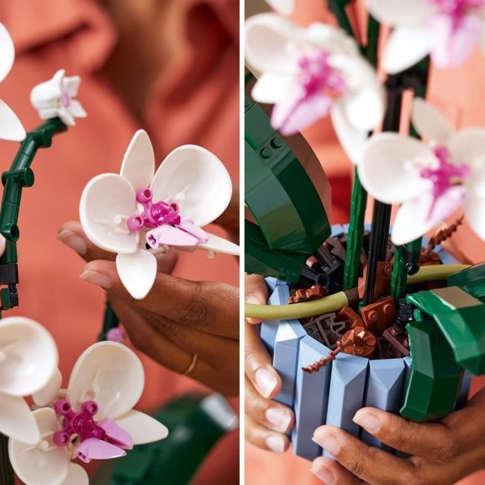 LEGO 10311 The Orchid Plants with Indoor Artificial Flowers for Home Decor, Crafts for Adults