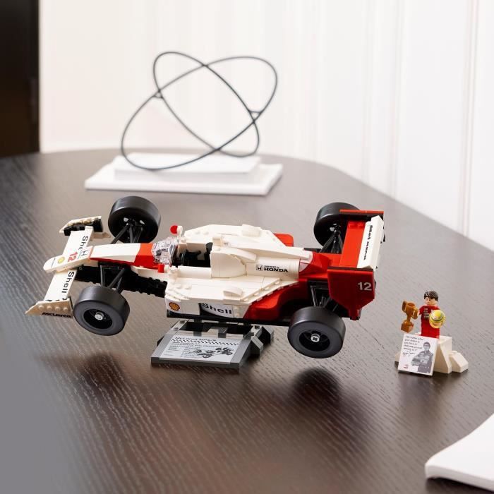 LEGO Icons 10330 McLaren MP4/4 and Ayrton Senna, Model Car Set for Adults