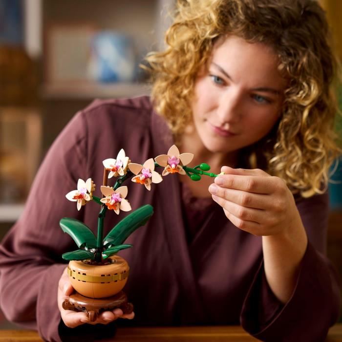 LEGO Botany 10343 Orchid Miniature - Artificial Flowers - Gift Idea for Women