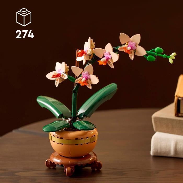 LEGO Botany 10343 Orchid Miniature - Artificial Flowers - Gift Idea for Women