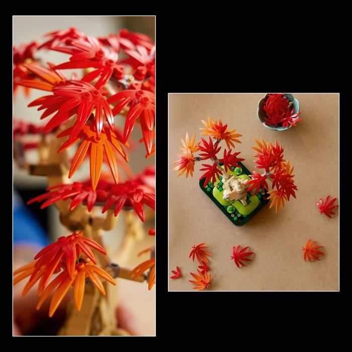 LEGO Botanicals 10348 Japanese Red Maple Bonsai Tree - Adult Building Kit