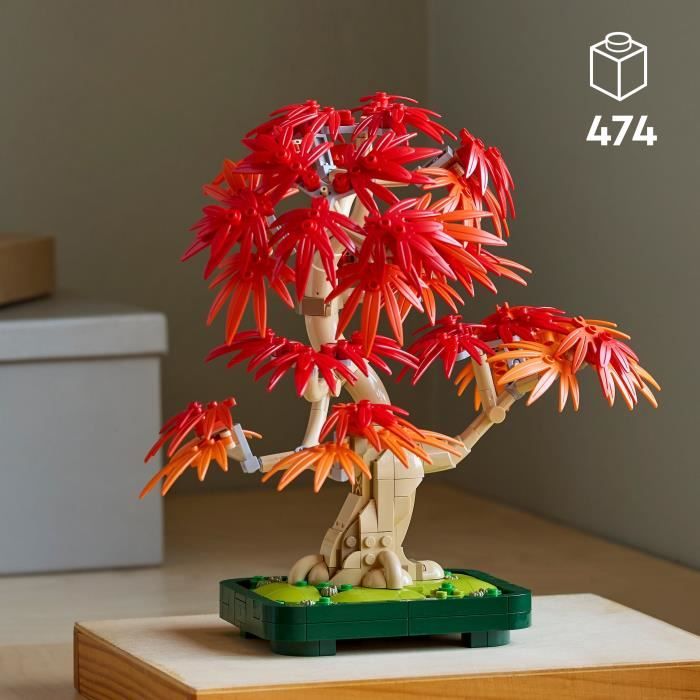 LEGO Botanicals 10348 Japanese Red Maple Bonsai Tree - Adult Building Kit