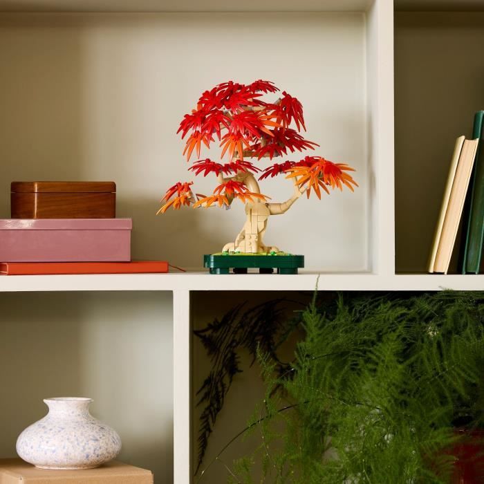 LEGO Botanicals 10348 Japanese Red Maple Bonsai Tree - Adult Building Kit