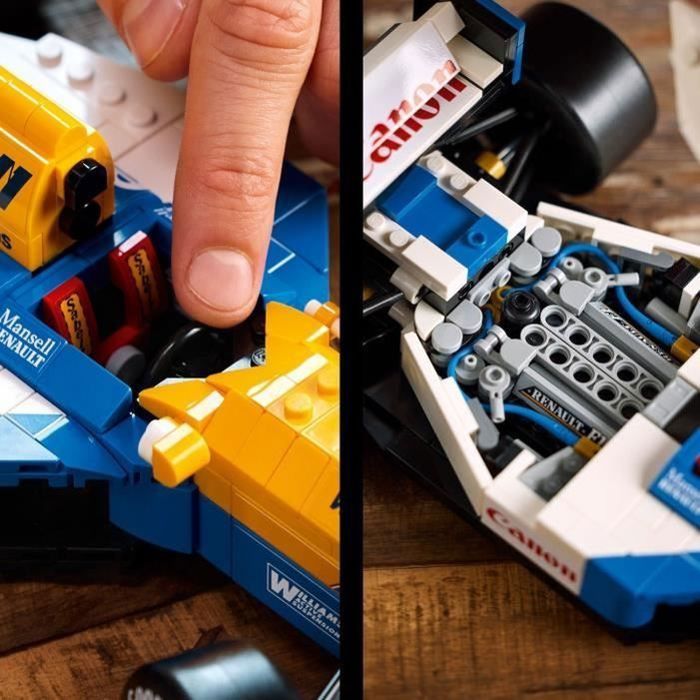 LEGO Icons 10353 Williams Racing FW14B and Nigel Mansell - F1 Racing Car for Adults