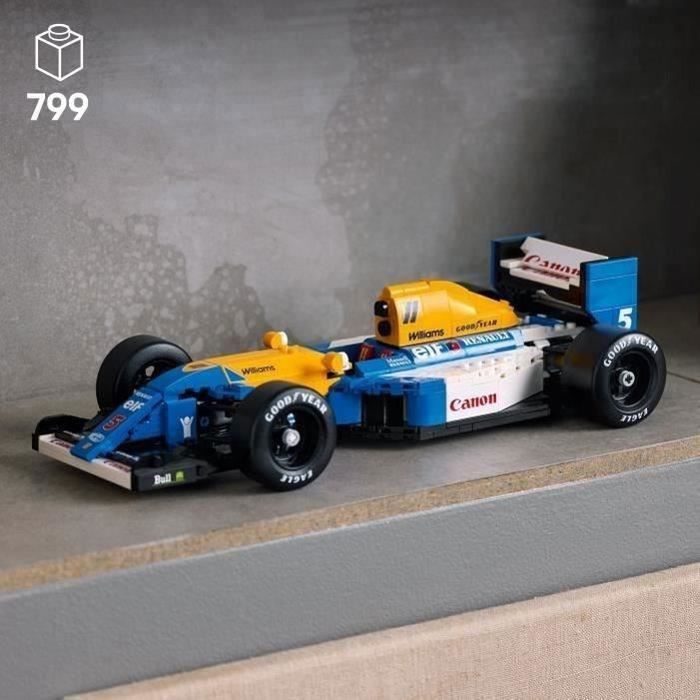 LEGO Icons 10353 Williams Racing FW14B and Nigel Mansell - F1 Racing Car for Adults