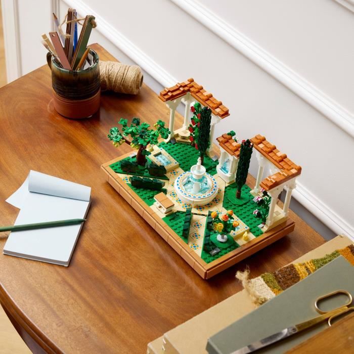 LEGO Icons 10359 Andalusian Garden Gift for Adults Who Love Gardening and Travel
