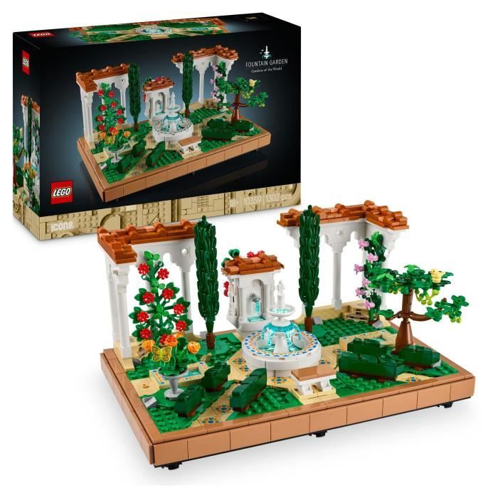 LEGO Icons 10359 Andalusian Garden Gift for Adults Who Love Gardening and Travel