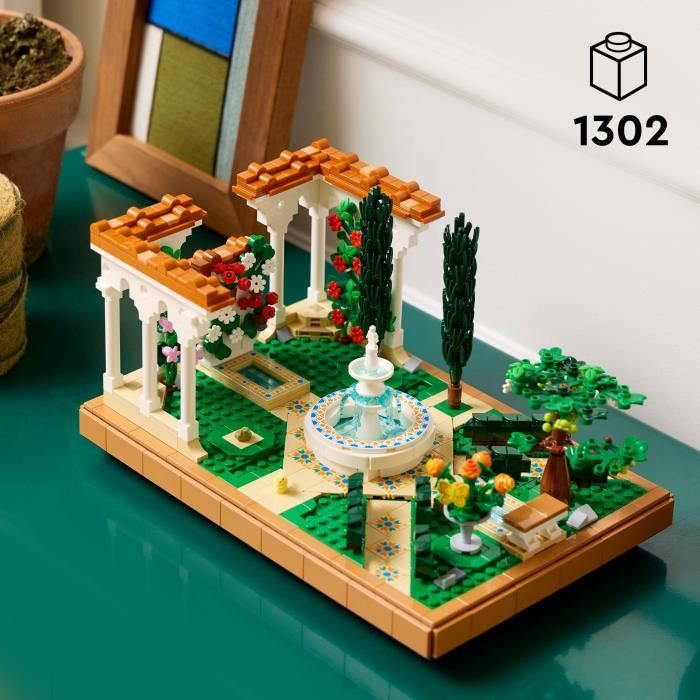 LEGO Icons 10359 Andalusian Garden Gift for Adults Who Love Gardening and Travel
