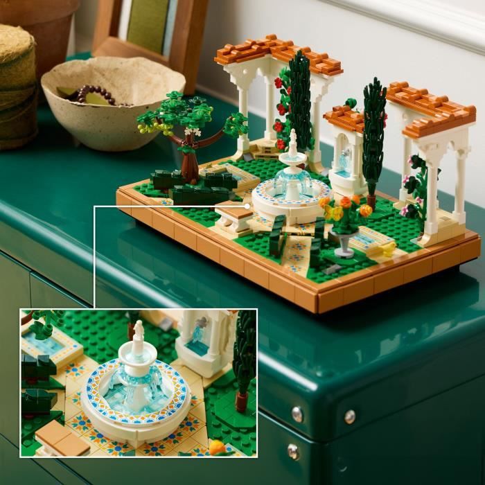 LEGO Icons 10359 Andalusian Garden Gift for Adults Who Love Gardening and Travel