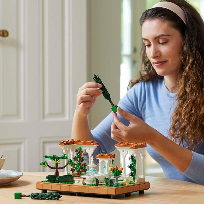 LEGO Icons 10359 Andalusian Garden Gift for Adults Who Love Gardening and Travel