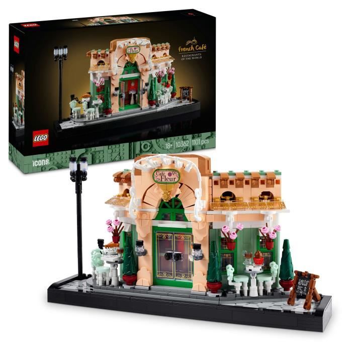 LEGO Icons 10362 French Cafe - Parisian Shelf Decoration - Adult Set
