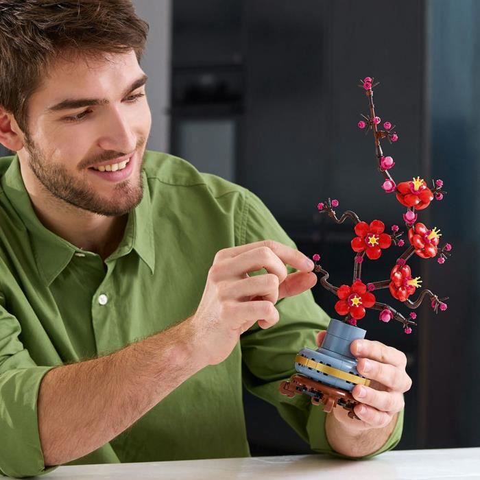 LEGO Icons 10369 Plum Blossom - Indoor Floral Decoration, Set for Adults