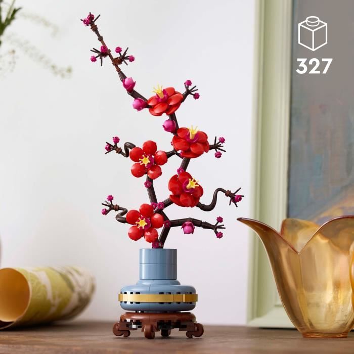 LEGO Icons 10369 Plum Blossom - Indoor Floral Decoration, Set for Adults