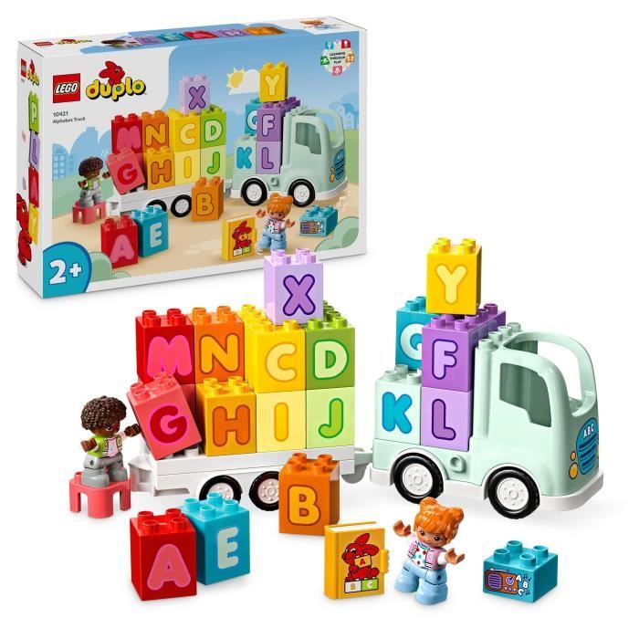 LEGO 10421 DUPLO My Town Alphabet Truck, Alphabet Learning Toy for Children Ages 2 and Up