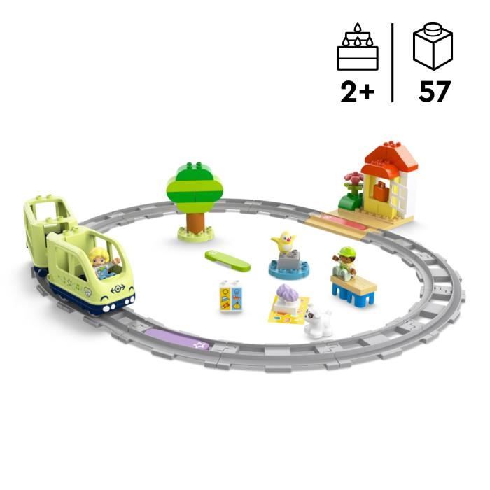LEGO DUPLO My Town 10427 Interactive Adventure Train - Early learning toys for 2 year olds