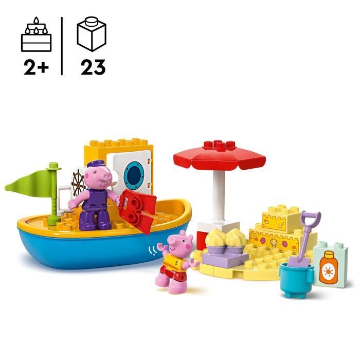 LEGO DUPLO 10432 Peppa Pig's Boat Trip - Toddler Bath Playset